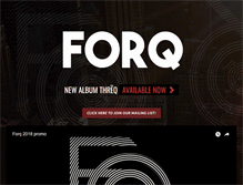 Tablet Screenshot of forqmusic.com